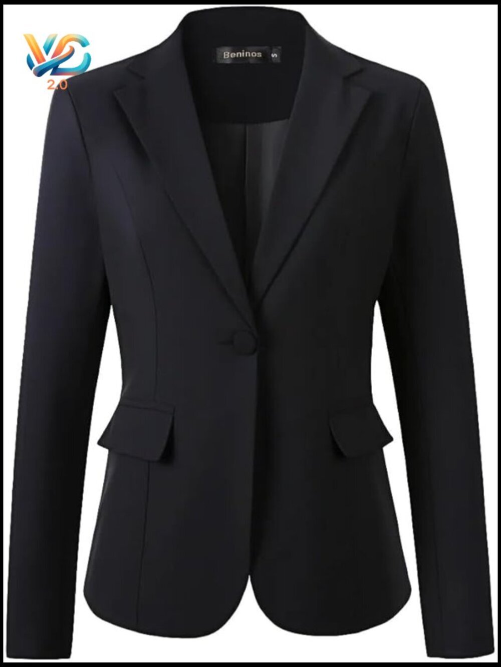 Slim Fit Blazer for Business Casual Office Wear Lightweight Stretch